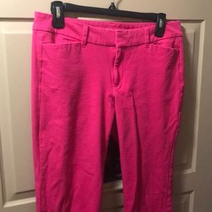 Hot pink pixie pants